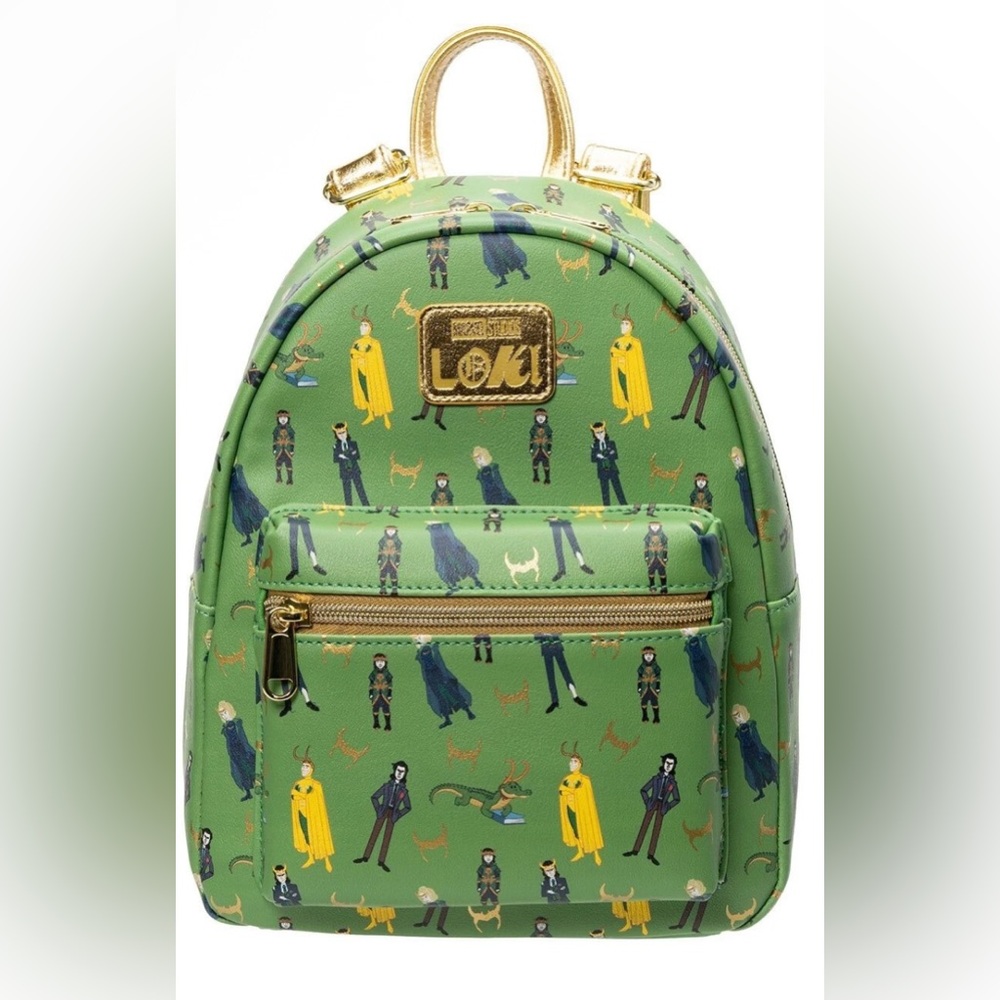 Loungefly Marvel Loki Backpack Brand New NWT